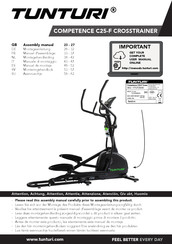 Tunturi C25-F Competence Montageanleitung