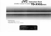 Jvc TD-X102 Bedienungsanleitung