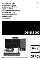 Philips GF 403 Bedienungsanleitung