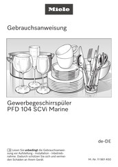 Miele PFD 104 SCVi Gebrauchsanweisung