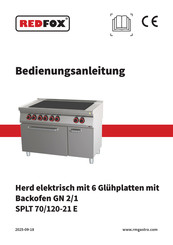Redfox SPLT 70/120-21 E Bedienungsanleitung