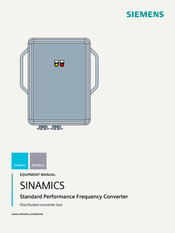 Siemens SINAMICS Bedienungsanleitung