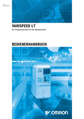 Omron VARISPEED L7 Bedienerhandbuch