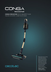 Cecotec CONGA ROCKSTAR RX70 AQUAPET FLEX Bedienungsanleitung