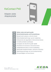 Keba KeContact P40 Sicherheitshinweise Und Kurzanleitung