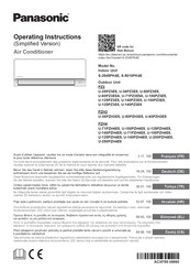 Panasonic U-250PZH4E8 Bedienungsanleitung