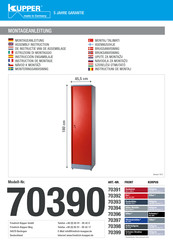 Kupper 70390 Montageanleitung