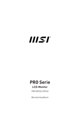 MSI PRO Serie Benutzerhandbuch