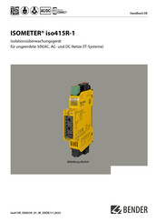 Bender ISOMETER iso415R-1 Handbuch