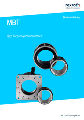 Bosch Rexroth MBT Serie Betriebsanleitung