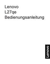 Lenovo L27qe Bedienungsanleitung
