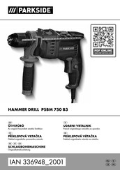 Parkside PSBM 750 B3 Originalbetriebsanleitung
