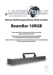 Laserworld BeamBar 10RGB Bedienungsanleitung