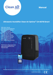 Clean Air Optima CA-607B Smart Gebrauchsanweisung