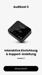 Avantree Audikast 3 Einrichtungsanleitung