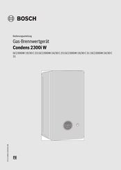 Bosch Condens 2300i W Bedienungsanleitung