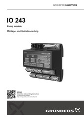 Grundfos IO 243 Montage- Und Betriebsanleitung