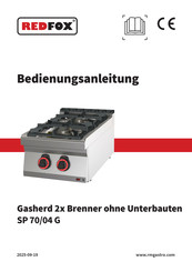 Redfox SP 70/04 G Bedienungsanleitung