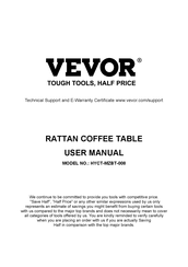 Vevor HYCT-MZBT-008 Benutzerhandbuch