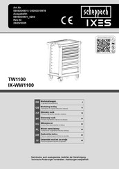 Scheppach TW1100 Originalbetriebsanleitung