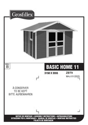 Grosfillex BASIC HOME 11 Aufbauanleitung