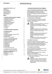 Ebm-Papst D3G160-IB09-02 Betriebsanleitung