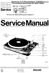 Philips 22 AF887/00 Serviceanleitung