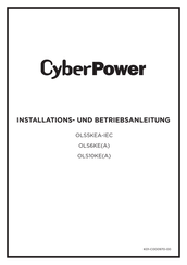Cyberpower OLS5KEA-IEC Installation Und Betriebsanleitung