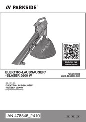 Parkside PLS 2600 B2 Originalbetriebsanleitung