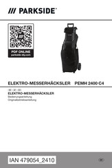 Parkside HG13084 Bedienungsanleitung/Originalbetriebsanleitung
