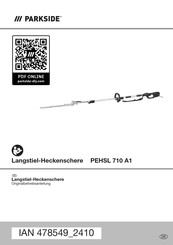 Parkside PEHSL 710 A1 Originalbetriebsanleitung