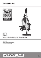 Parkside 458741 2401 Originalbetriebsanleitung