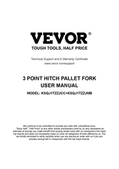 Vevor KSQJ1TZZJCC Benutzerhandbuch