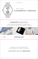 Withings ScanWatch 2 Kurzanleitung