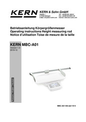 Kern MBC-A01 Betriebsanleitung