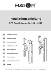 Hagor CPS Pop Out Arms Installationsanleitung