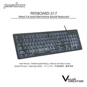 Perixx Value Creator PERIBOARD-317 Bedienungsanleitung