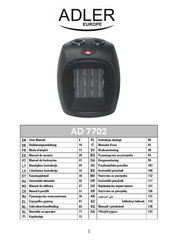 Adler Europe AD 7702 Bedienungsanleitung
