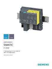 Siemens simatic et 200sp Gerätehandbuch