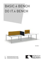 Konig + Neurath BASIC.4 BENCH Bedienungsanleitung