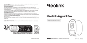 Reolink Argus 3 Pro Bedienungsanleitung