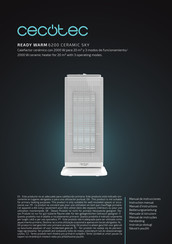 Cecotec READY WARM 6200 CERAMIC SKY Bedienungsanleitung