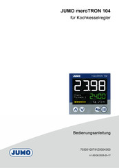Jumo meroTRON 104 Bedienungsanleitung