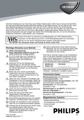 Philips VR140/39 Bedienungsanleitung