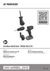 Parkside 449883 2310 Originalbetriebsanleitung