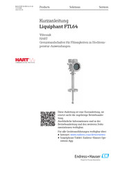 Endress+Hauser Liquiphant FTL64 Kurzanleitung