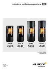 HWAM 3650 Installations- Und Bedienungsanleitung