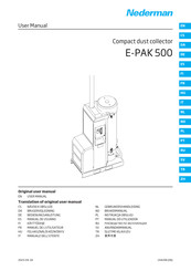 Nederman E-PAK 500 Bedienungsanleitung