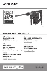 Parkside HG11292 Bedienungsanleitung/Originalbetriebsanleitung
