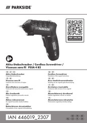 Parkside PSSA 4 B2 Originalbetriebsanleitung